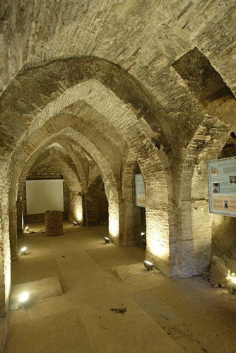 Cripta gótica de la orden de San Juan de Jerusalén.