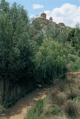 El Río Martín a su paso por Castelnou.
