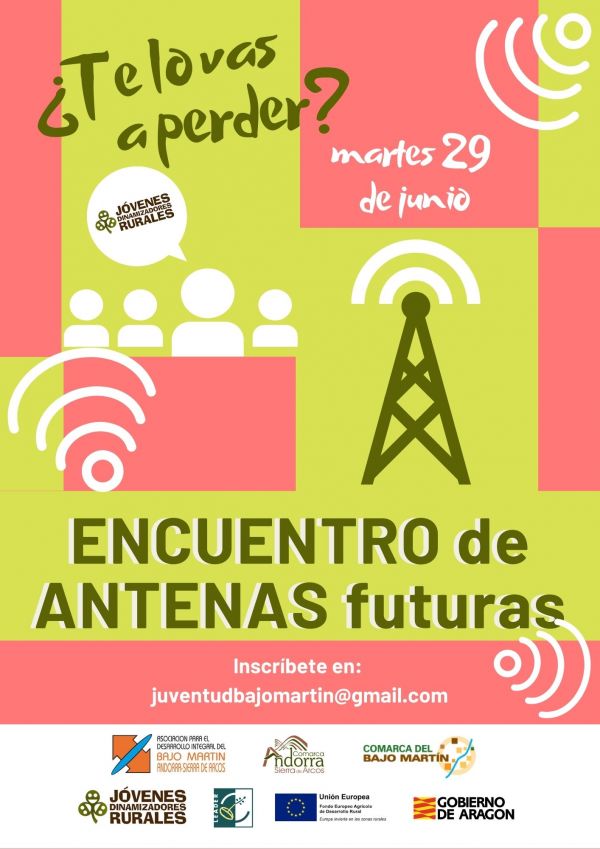 Cartel Encuentro de Antenas Informativas ANDORRA-BAJOMARTÍN
