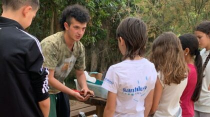 Taller medioambiental Punto Joven, programa "En la Calle" Urrea