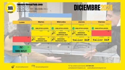 Calendario Diciembre