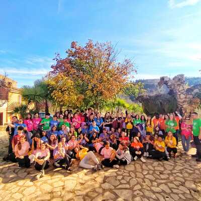 Grupo de Jóvenes Dinamizadores Rurales en el 40º Encuentro, Anento