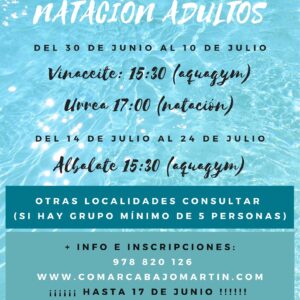 AQUAGYM Y NATACIÓN ADULTOS 2025